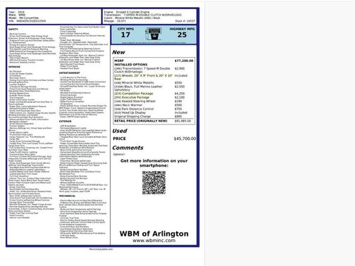 2018 BMW M4 Competition