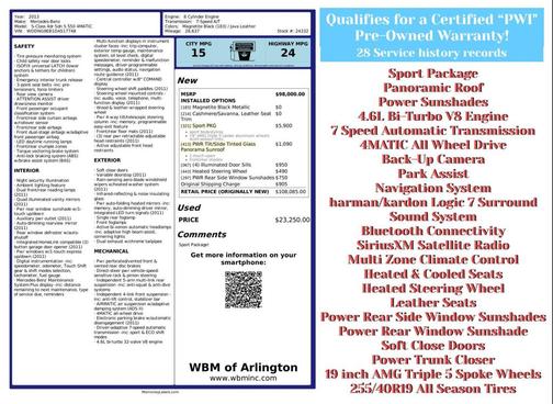 2013 Mercedes-Benz S-Class 4MATIC