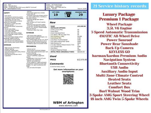 2013 Mercedes-Benz E-Class 4MATIC
