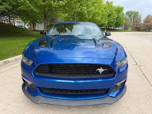 Blue 2017 Ford Mustang GT Premium