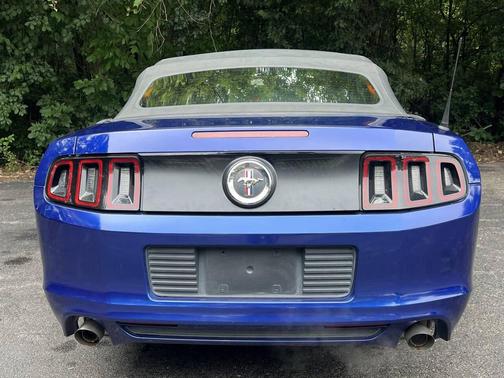 Blue 2014 Ford Mustang V6