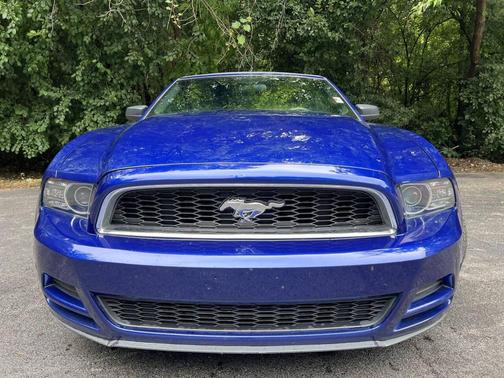Blue 2014 Ford Mustang V6