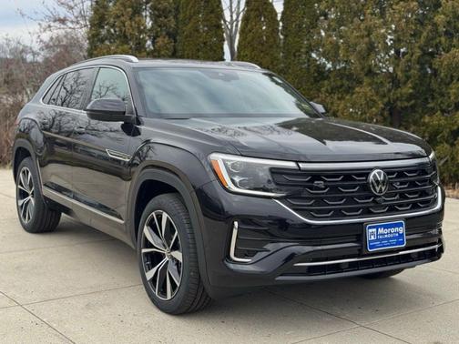 Deep Black Pearl Effect 2026 Volkswagen Atlas Cross Sport 2.0T SEL Premium R-Line