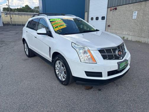 White 2012 Cadillac SRX Luxury Collection
