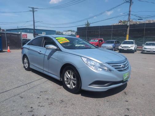 Iridescent Silver Blue Pearl 2014 Hyundai SONATA GLS