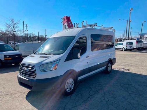 White 2018 Ford Transit-150 150 XLT SWB ROOF W/SLIDING SIDE DOOR