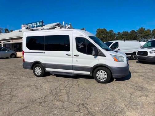 White 2018 Ford Transit-150 150 XLT SWB ROOF W/SLIDING SIDE DOOR