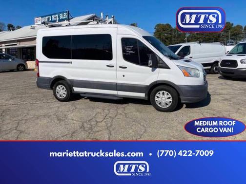 White 2018 Ford Transit-150 150 XLT SWB ROOF W/SLIDING SIDE DOOR