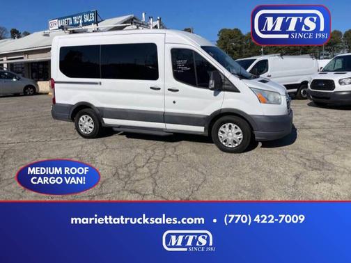 Oxford White 2019 Ford Transit-150 150 XLT SWB ROOF W/SLIDING SIDE DOOR