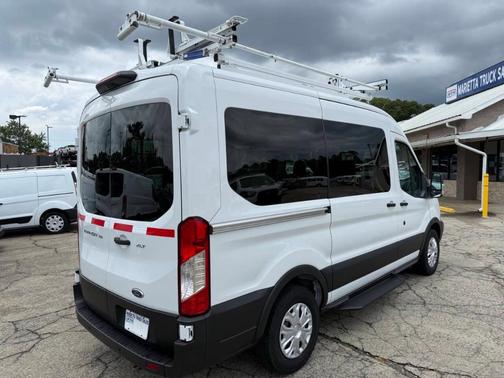 Oxford White 2019 Ford Transit-150 150 XLT SWB ROOF W/SLIDING SIDE DOOR