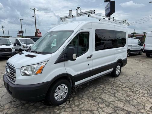 Oxford White 2019 Ford Transit-150 150 XLT SWB ROOF W/SLIDING SIDE DOOR