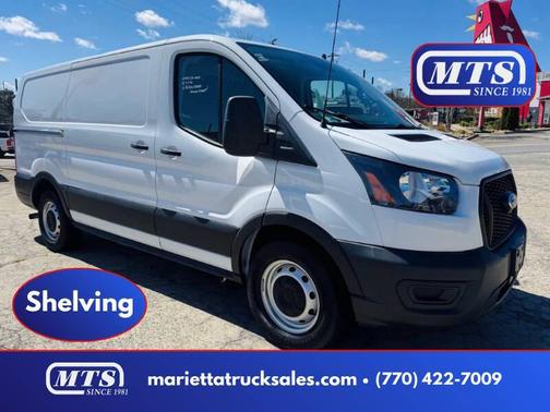 Oxford White 2022 Ford Transit-150 350 SWB ROOF