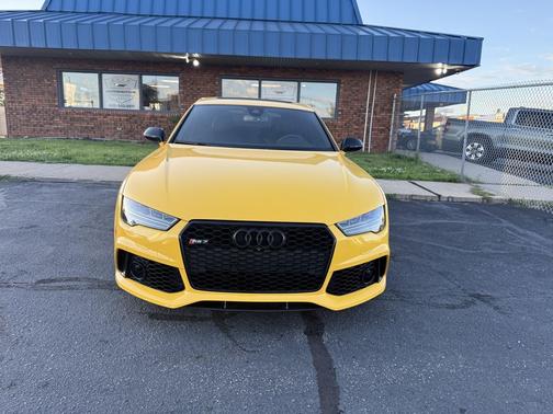 Yellow 2016 Audi RS 7 4.0T Prestige