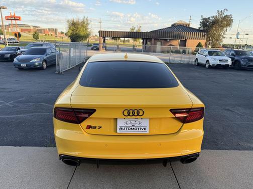 Yellow 2016 Audi RS 7 4.0T Prestige