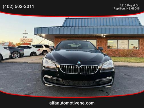 Black 2014 BMW 640 i xDrive