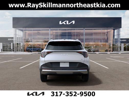 White Pearl 2026 Kia Sportage Hybrid EX