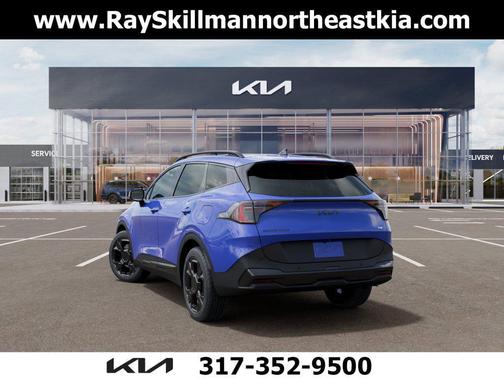 Nebular Blue 2026 Kia Sportage X-Line