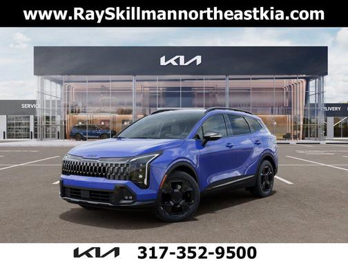 Nebular Blue 2026 Kia Sportage X-Line