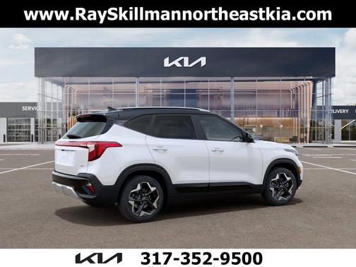 Clear White/Black Roof 2026 Kia Seltos S