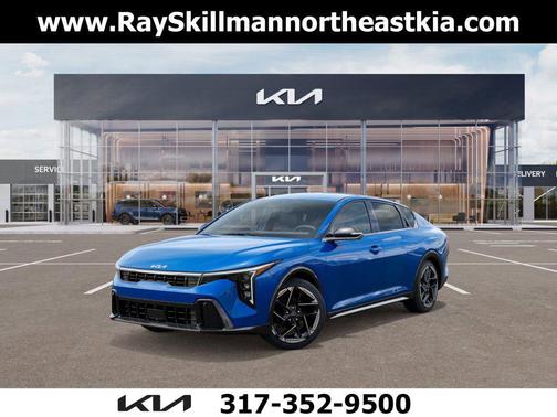 Blue 2026 Kia K4 GT-Line