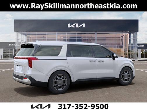 White Pearl 2026 Kia Carnival Hybrid EX