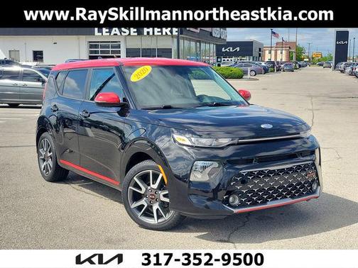 Inferno Red/Black Roof 2020 Kia Soul GT-Line
