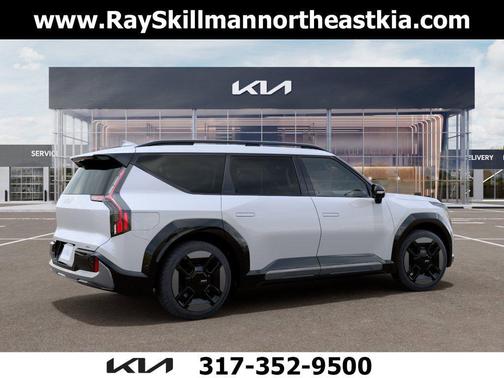 Glacial White Pearl 2026 Kia EV9 GT-Line