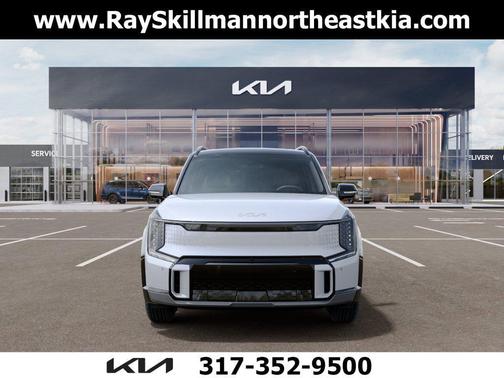 Glacial White Pearl 2026 Kia EV9 GT-Line