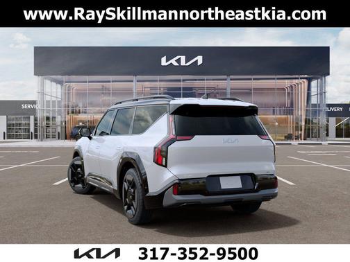 Glacial White Pearl 2026 Kia EV9 GT-Line