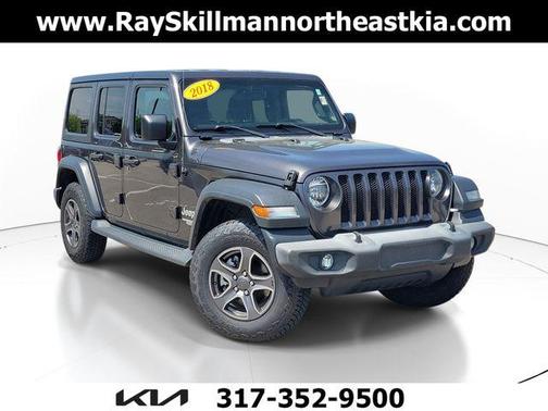 Granite Crystal Metallic Clearcoat 2018 Jeep Wrangler Unlimited Sport
