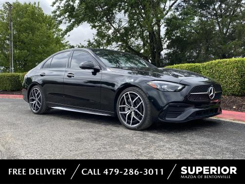 Black 2023 Mercedes-Benz C-Class C 300 4MATIC