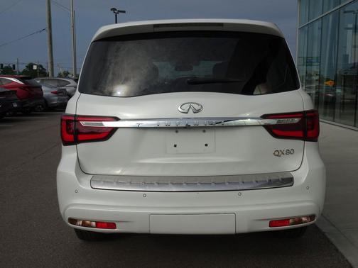 Moonstone White 2018 INFINITI QX80 Base