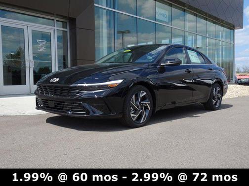 Abyss Black 2025 Hyundai ELANTRA HEV Limited