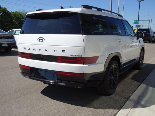 Serenity White 2026 Hyundai SANTA FE HEV Calligraphy