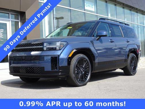 Atlantis Blue 2026 Hyundai SANTA FE HEV Calligraphy