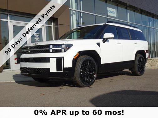 Serenity White 2026 Hyundai SANTA FE Calligraphy