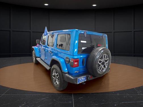 Hydro Blue Pearlcoat 2026 Jeep Wrangler 4-Door Sahara 4x4