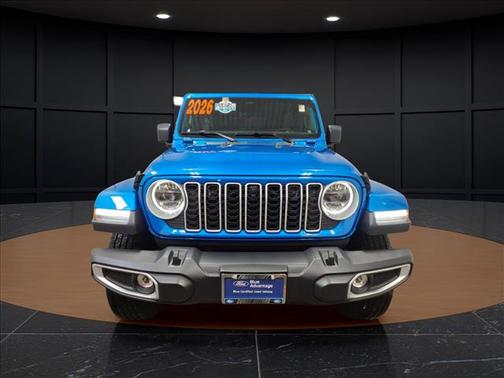 Hydro Blue Pearlcoat 2026 Jeep Wrangler 4-Door Sahara 4x4