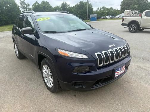 True Blue Pearlcoat 2016 Jeep Cherokee Sport