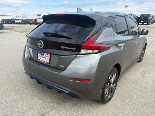 Gun Metallic 2021 Nissan Leaf SV 40 kWh