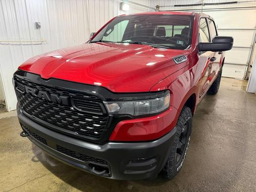 Molten Red Pearlcoat 2026 RAM 1500 Warlock Crew Cab 4x4 5'7' Box