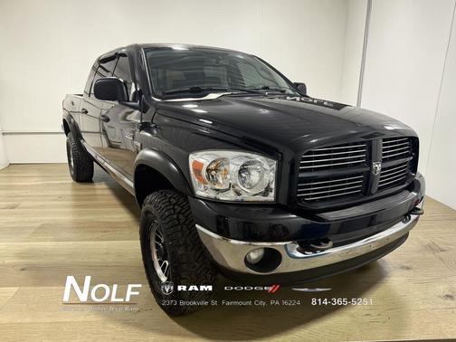 Brilliant Black Crystal Pearl 2008 Dodge Ram 1500 SLT Mega Cab