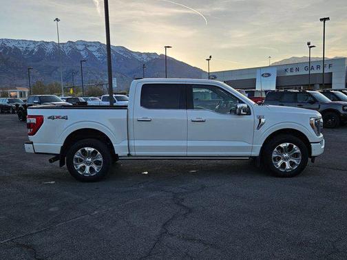 Star White Metallic Tri-Coat 2023 Ford F-150 Platinum