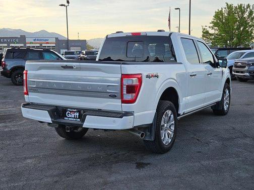 Star White Metallic Tri-Coat 2023 Ford F-150 Platinum