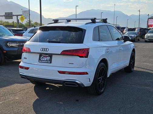 White 2022 Audi Q5 45 S line Premium Plus