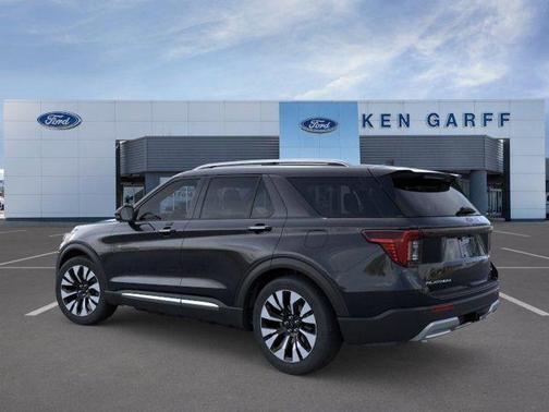 Agate Black Metallic 2026 Ford Explorer Platinum