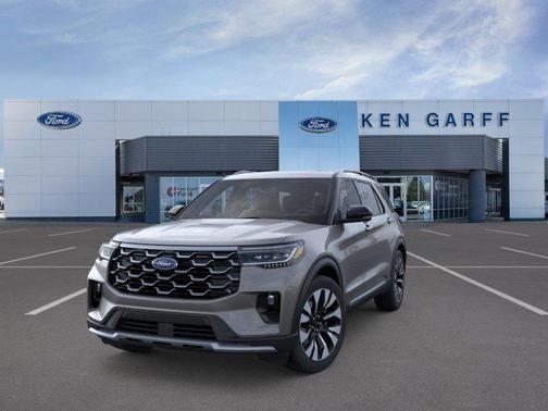 Carbonized Gray Metallic 2026 Ford Explorer Platinum