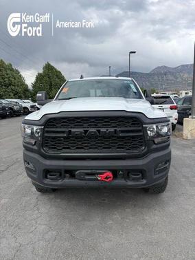 Bright White Clearcoat 2024 RAM 2500 Tradesman Crew Cab 4x4 6'4' Box