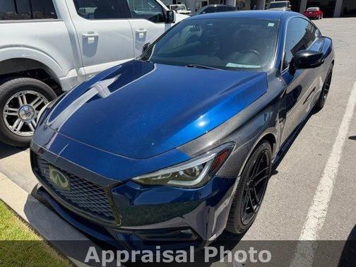 Blue 2017 INFINITI Q60 3.0t Red Sport 400