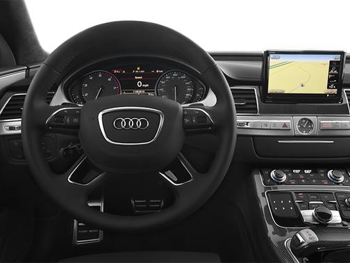 Black 2014 Audi S8 4.0T